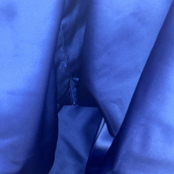 Blue Sherri Hill Dress formal homecoming simple size 4 - Picture 7 of 7